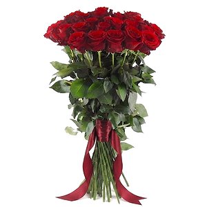 Ассоль (25 красных/белых роз)